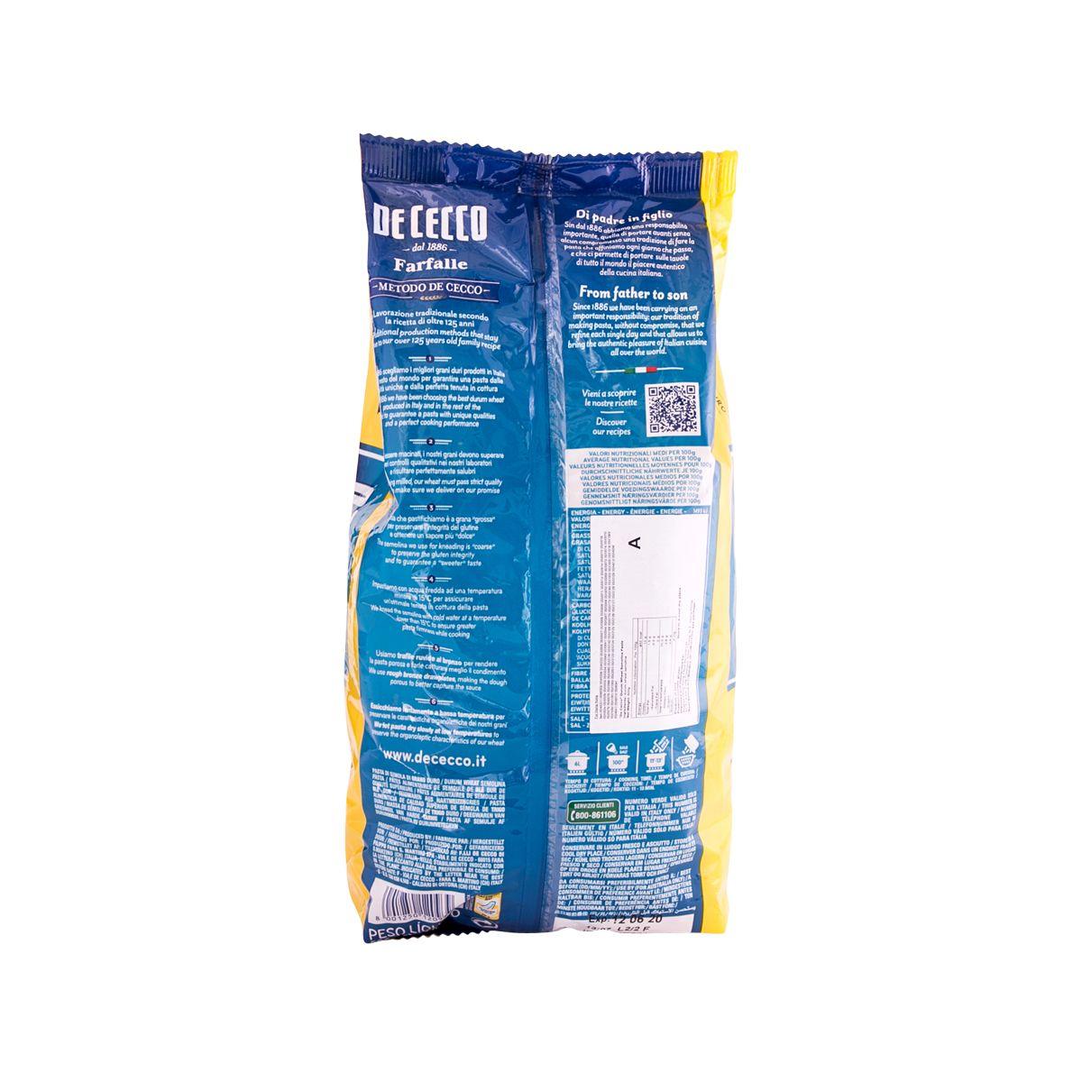 DE CECCO #93 Farfalle  (500g)