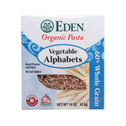 EDEN Organic Pasta - Vegetable Alphabets  (453g)