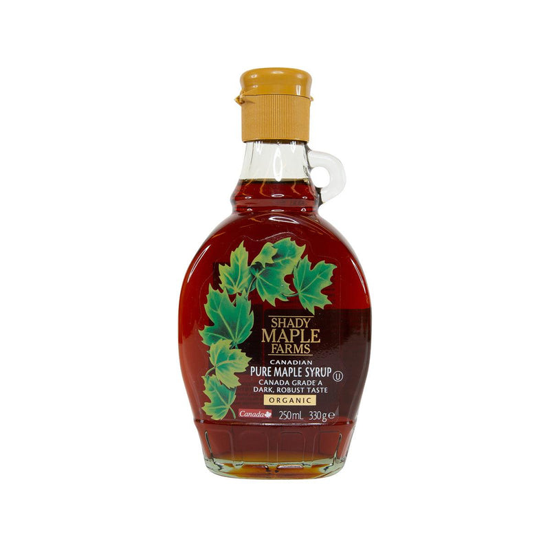 SHADY MAPLE FARMS Organic Grade A Dark Maple Syrup  (250mL)