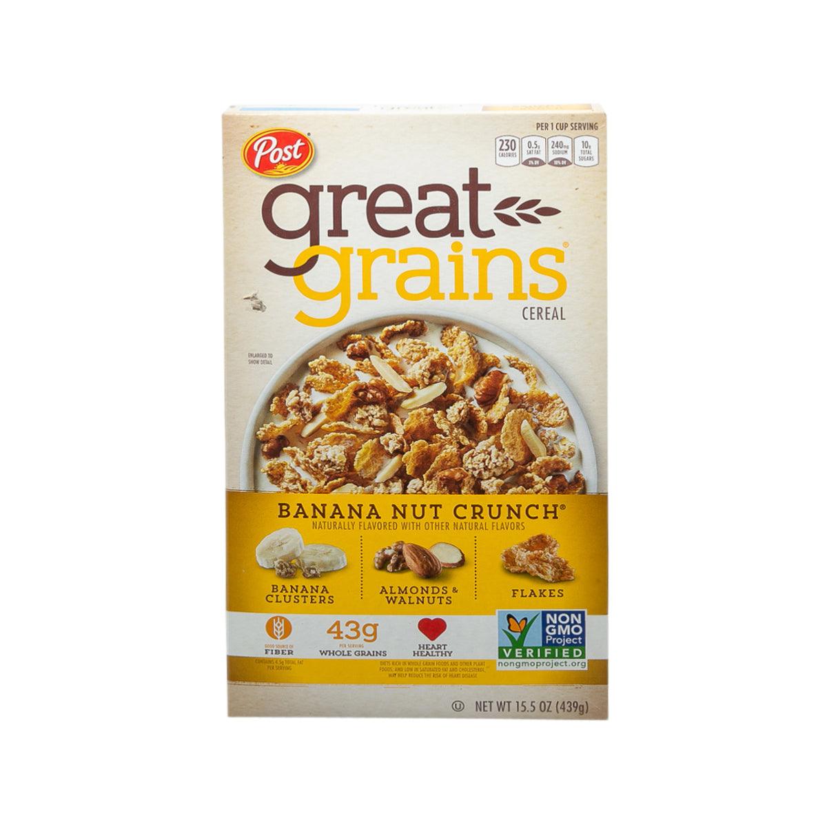 POST Banana Nut Crunch Whole Grain Cereals (US ver) (439g) – city'super ...