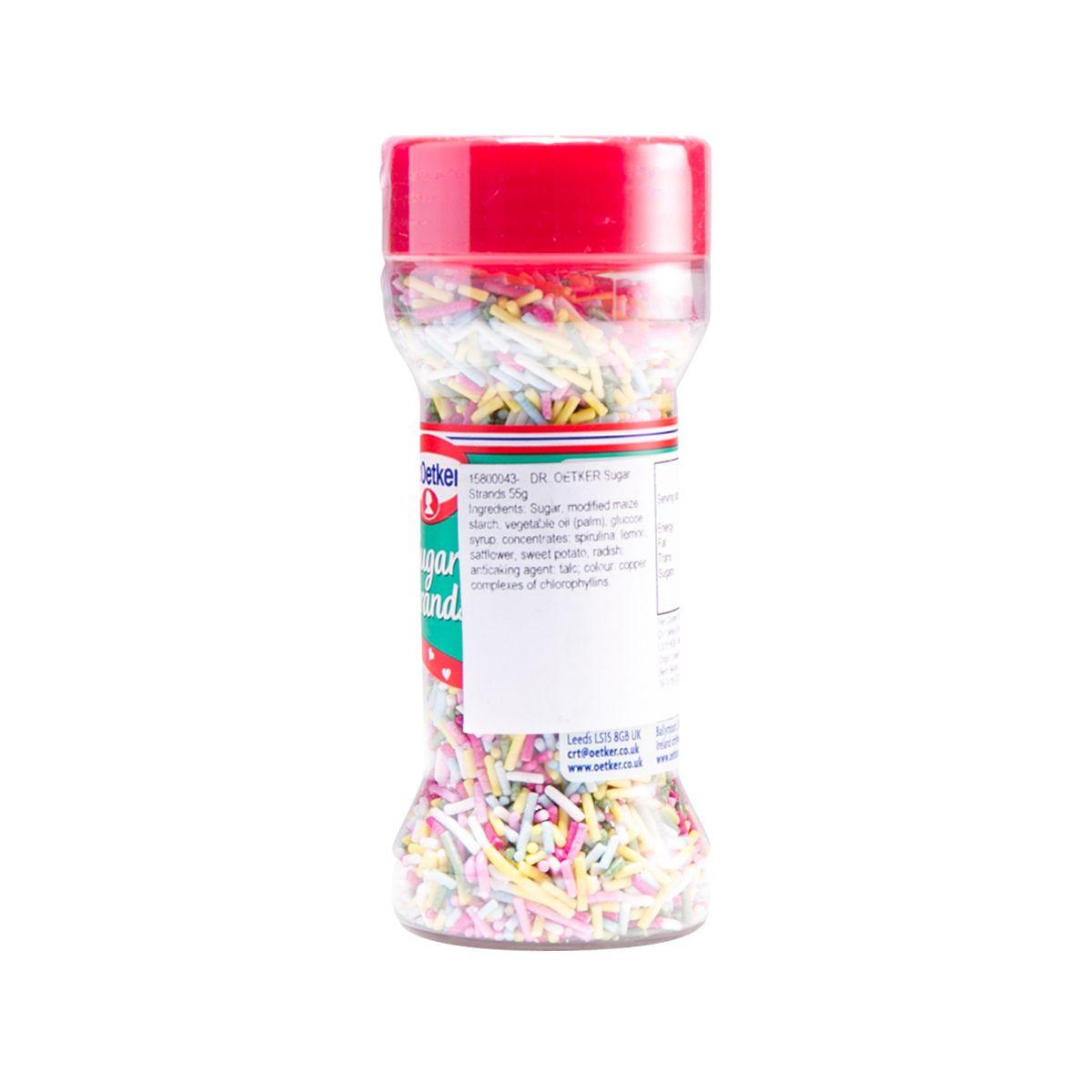 DR.OETKER Coloured Sugar Strands  (55g)