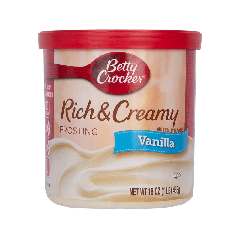 BETTY CROCKER Rich & Creamy Frosting - Vanilla Flavor  (453g)