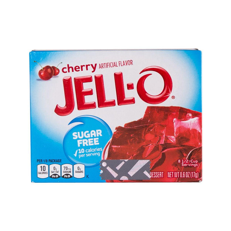 JELL-O Sugar Free Gelatin Dessert Mix - Cherry  (17g)