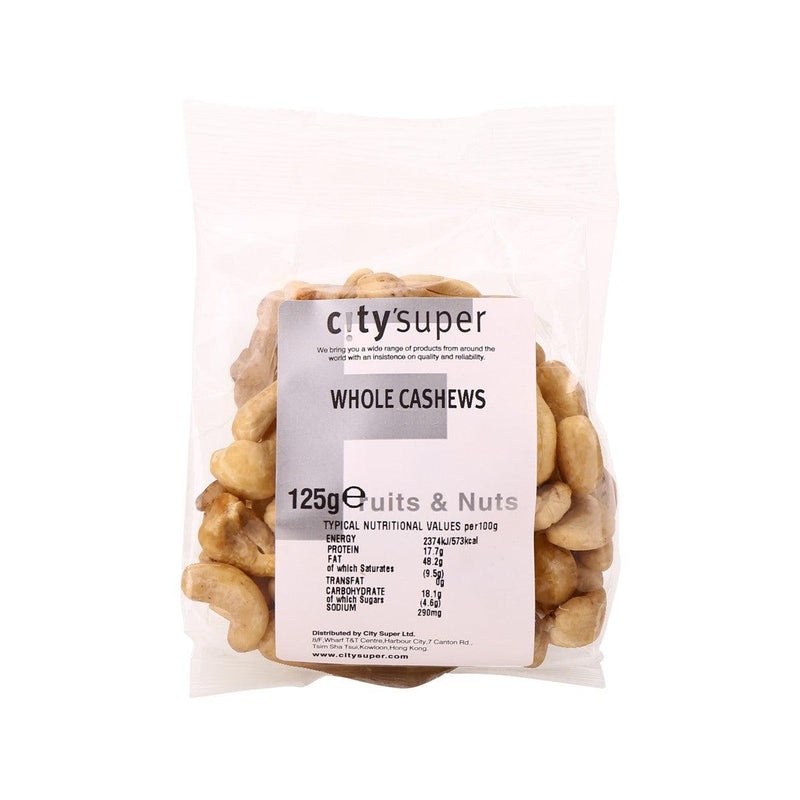 CITYSUPER Whole Cashews  (125g)