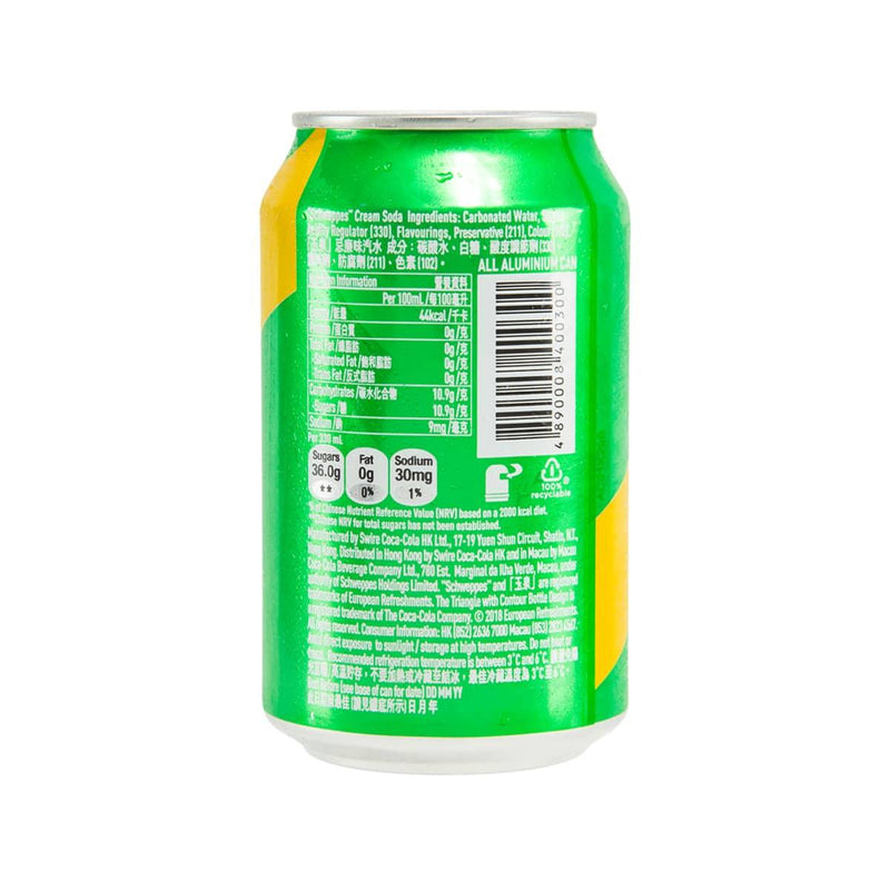 SCHWEPPES Cream Soda [Can]  (330mL)