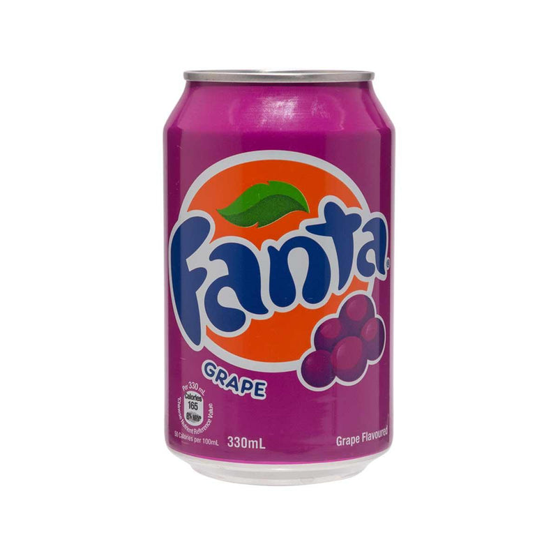 FANTA Grape Flavored Soft Drink [Can]  (330mL)