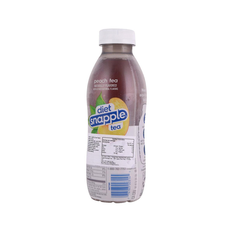 SNAPPLE 無糖蜜桃味茶  (473mL)