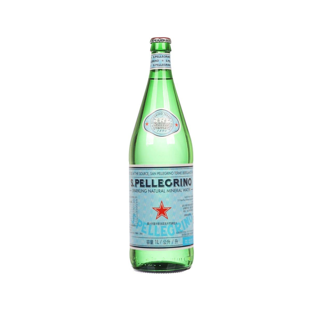 San Pellegrino - Sparkling Water - 1 L (6 Glass Bottles) | Beverage Universe - View #8