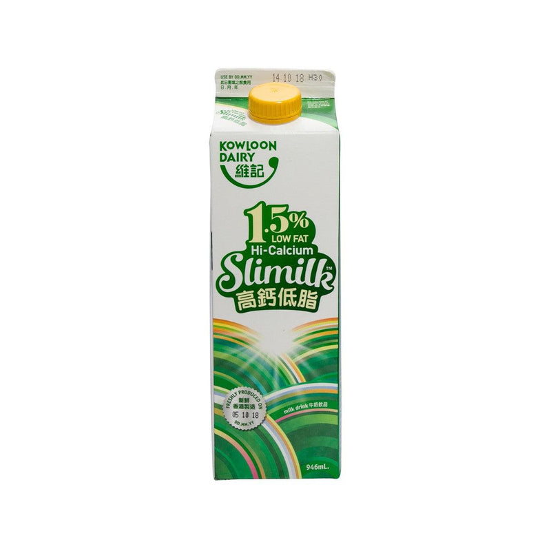KOWLOON DAIRY Hi-Calcium Slimilk Low Fat Milk Drink  (946mL)