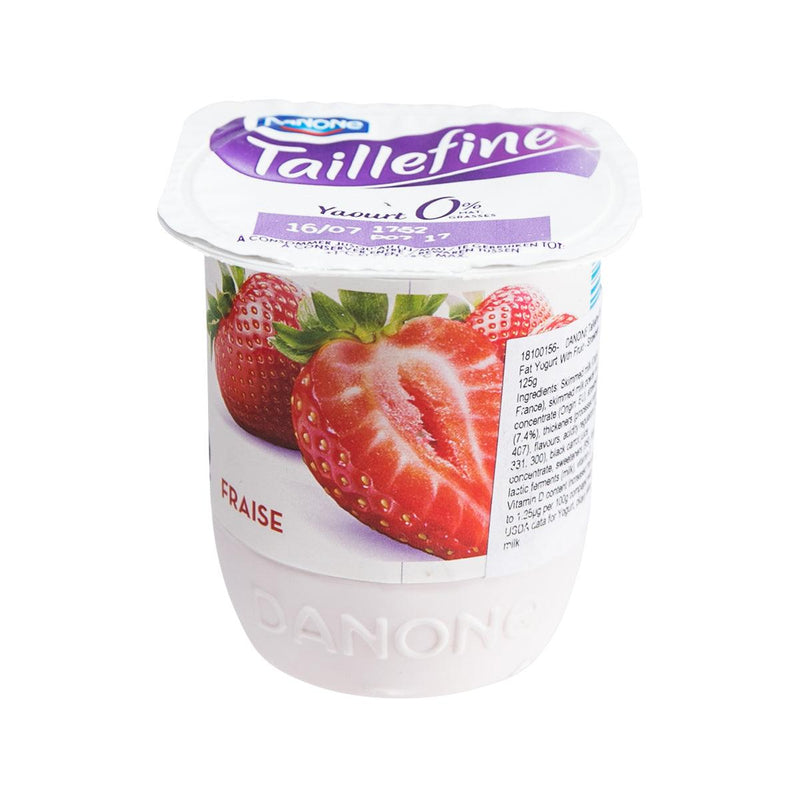 DANONE Taillefine 0% Fat Yogurt with Fruit - Strawberry  (125g)