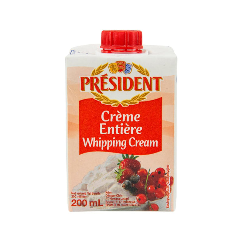 PRESIDENT UHT Whipping Cream  (200mL)
