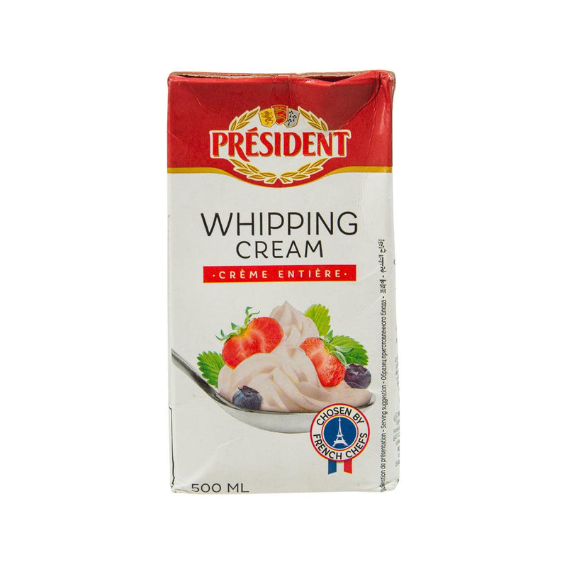 PRESIDENT UHT Whipping Cream  (500mL)