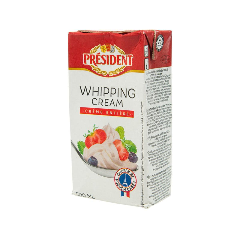 PRESIDENT UHT Whipping Cream  (500mL)