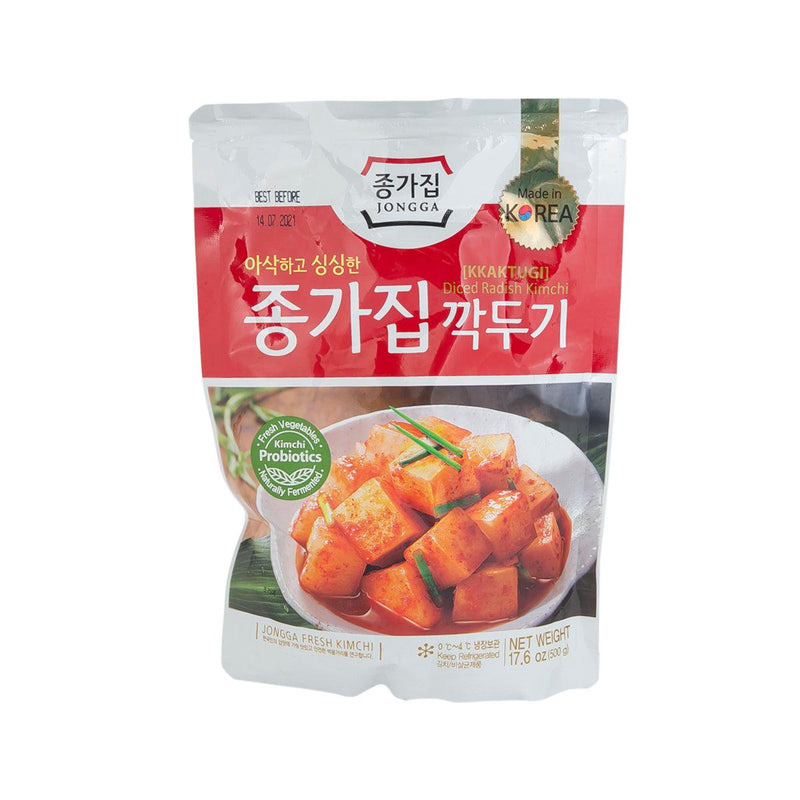 CHONGGA Kaktugi Kimchi (Cut Radish)  (500g)