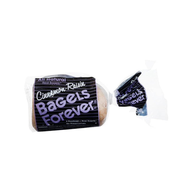 BAGELSFOREVER Presliced Real Bagels - Cinnamon Raisin  (326g)