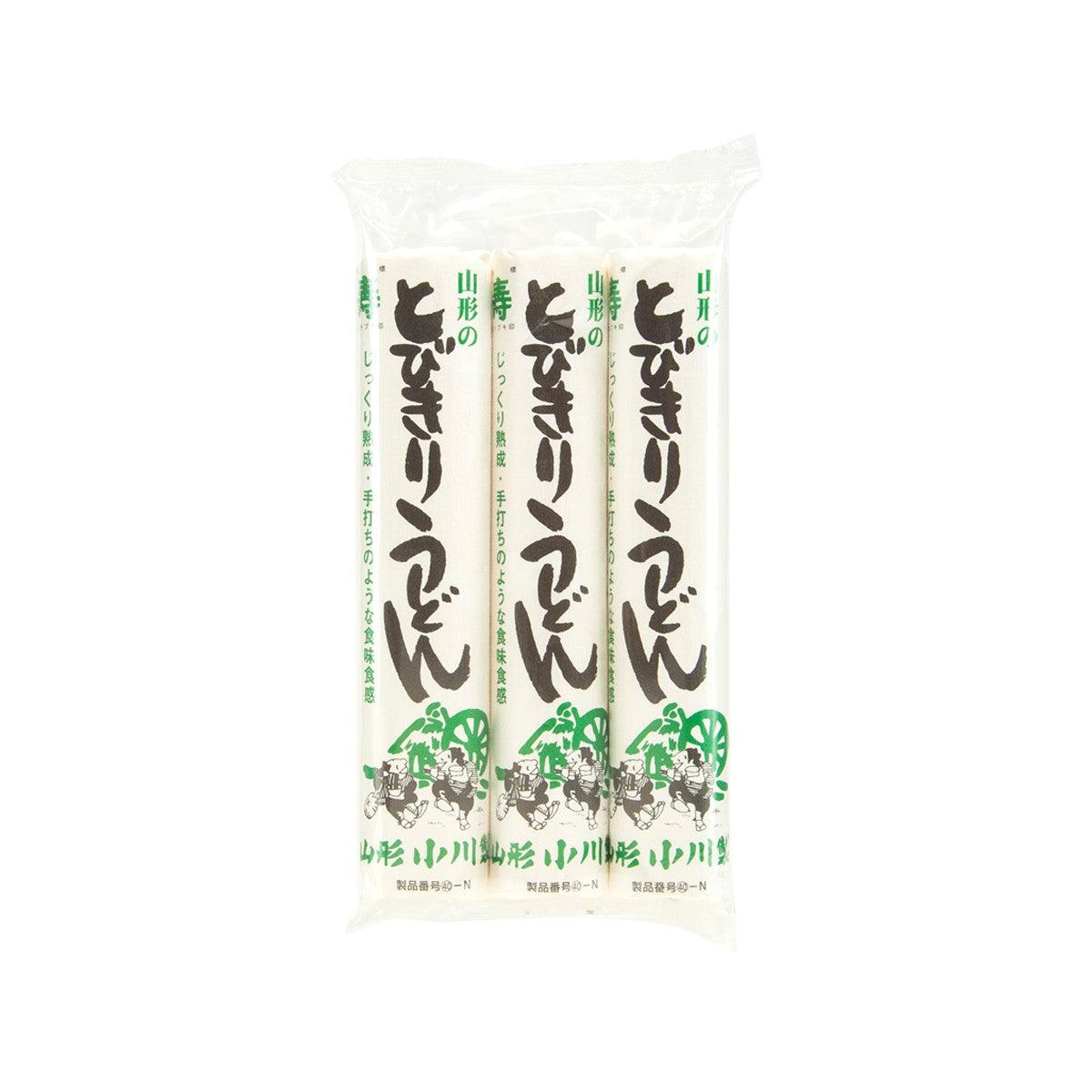 OGAWASEIMEN Yamagata Flat Udon Noodle  (3 x 200g)