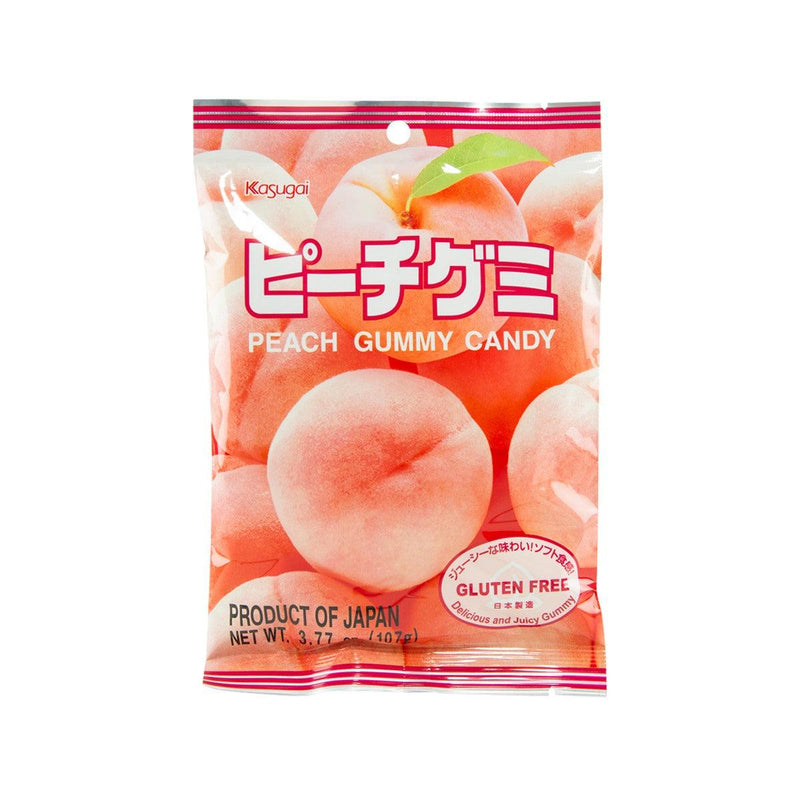 KASUGAI Peach Gummy Candy  (107g)