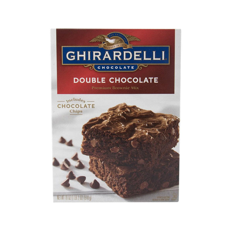 GHIRARDELLI Double Chocolate Premium Brownie Mix  (510g)