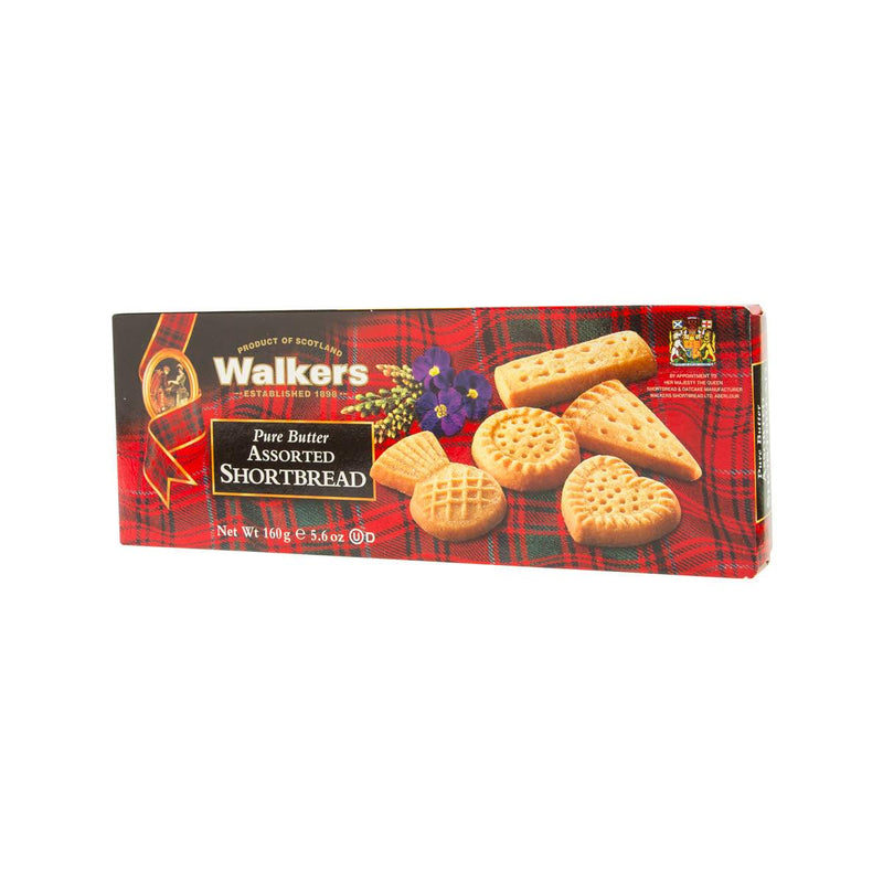 WALKERS Pure Butter Assorted Shortbread  (160g) - city&