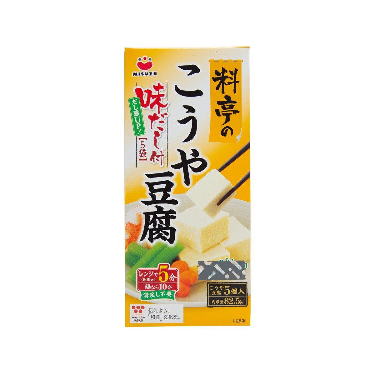 MISUZU Koya Freeze-Dried Bean Curd with Seasoning  (5pcs)