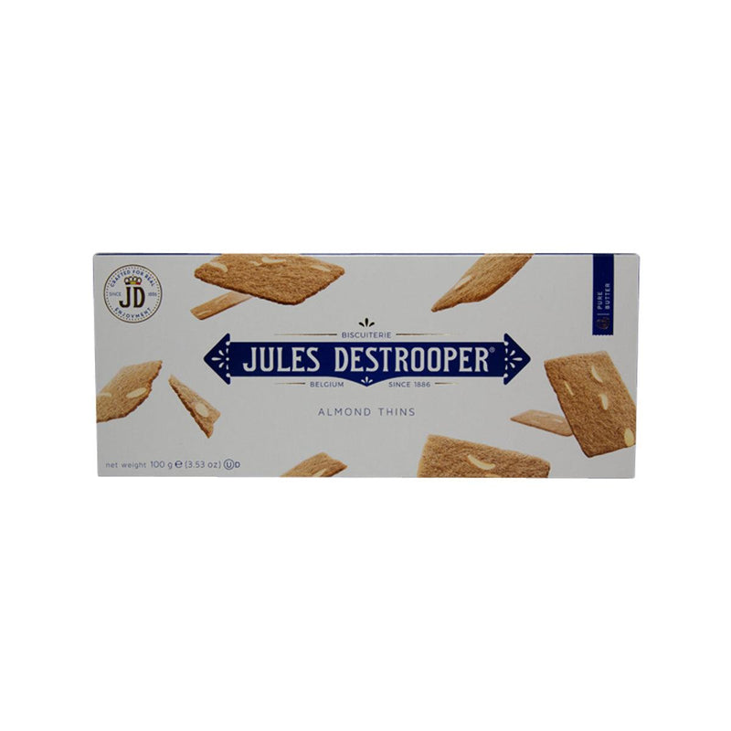JULES DESTROOPER Almond Thins  (100g)