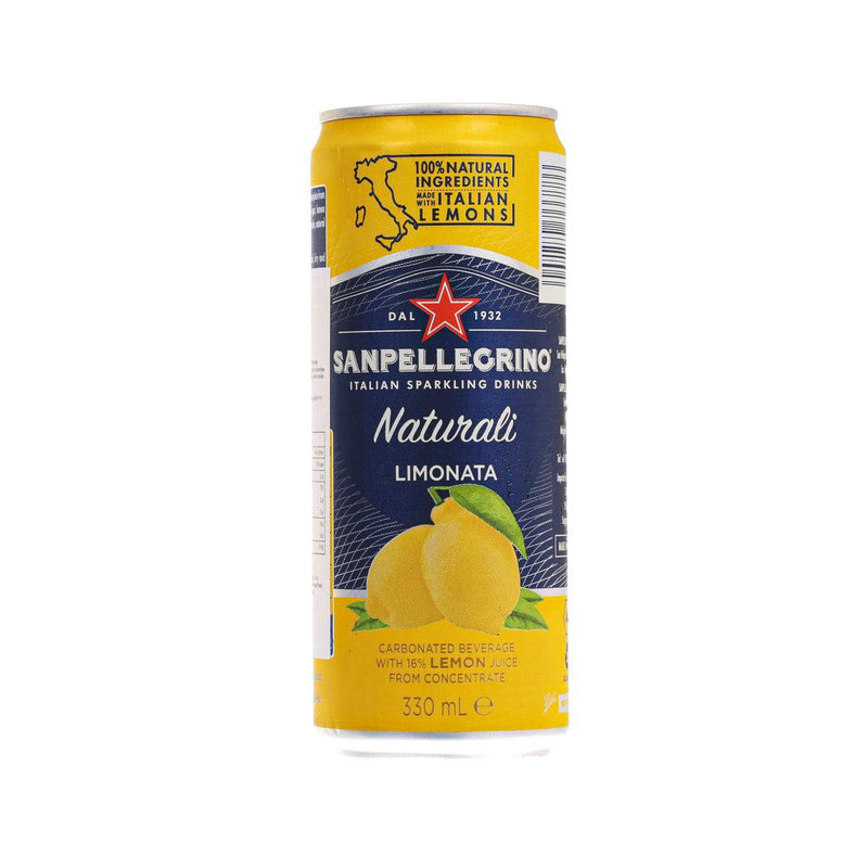 SAN PELLEGRINO Sparkling Lemon Beverage [Can]  (330mL)