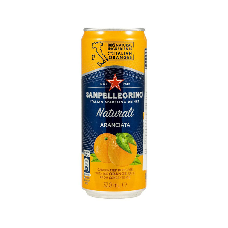 SAN PELLEGRINO Sparkling Orange Beverage [Can]  (330mL)