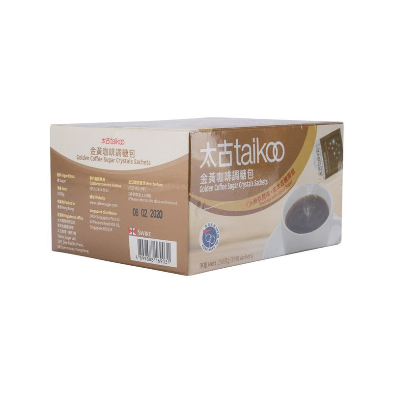 TAIKOO Golden Coffee Sugar Crystals Sachets  (250g) - city&
