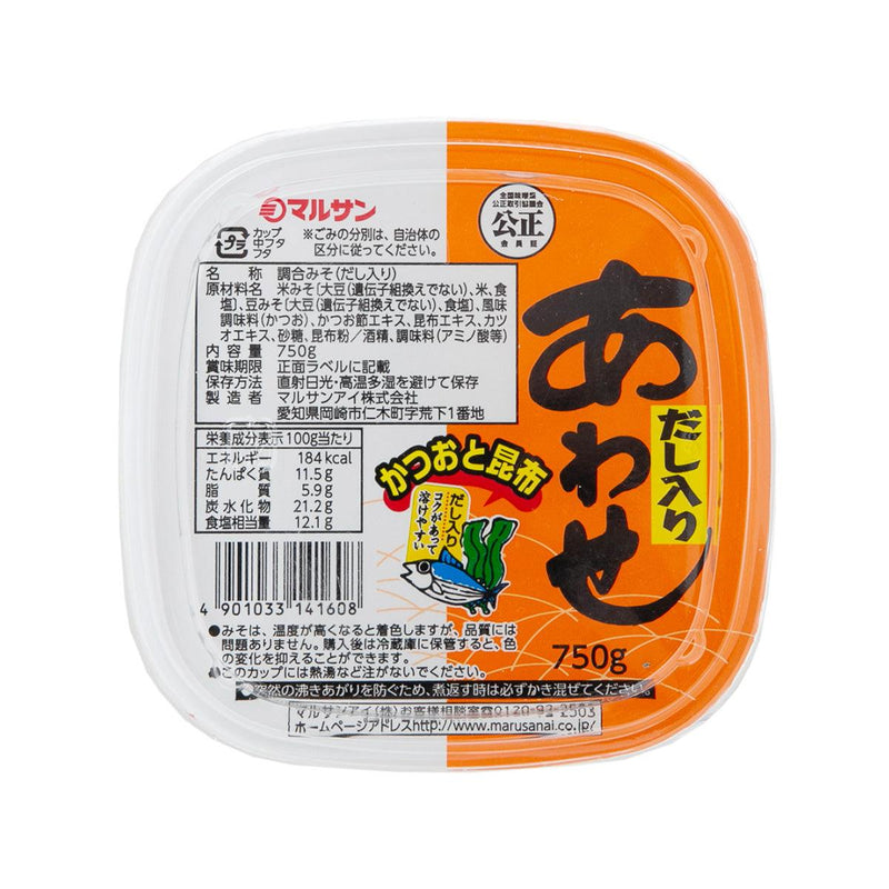 MARUSAN 鰹魚昆布混合味噌  (750g)
