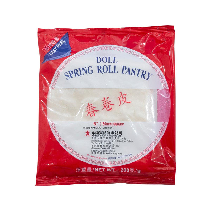 DOLL Spring Roll Pastry - 6 Inch Square  (200g)