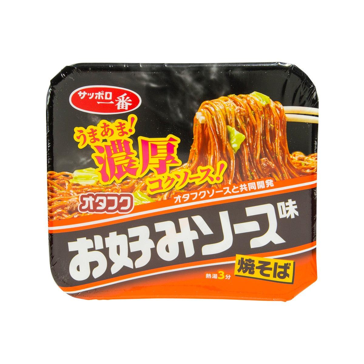 SANYOFOODS Instant Yakisoba Stir-Fried Noodle with Otafuku Okonomiyaki Sauce  (123g)