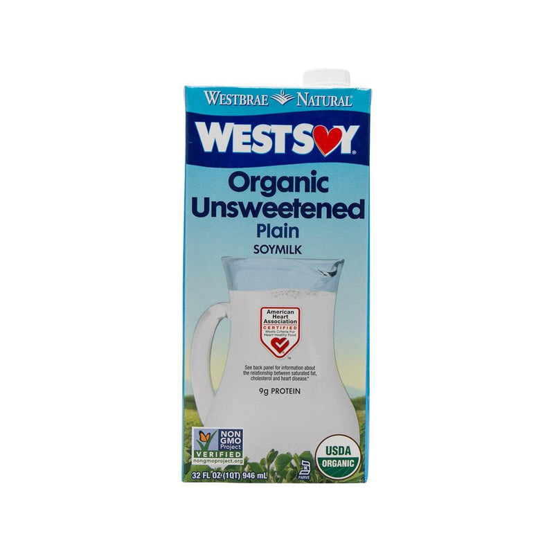 WESTSOY Organic Unsweetened Soymilk  (946mL) - city&