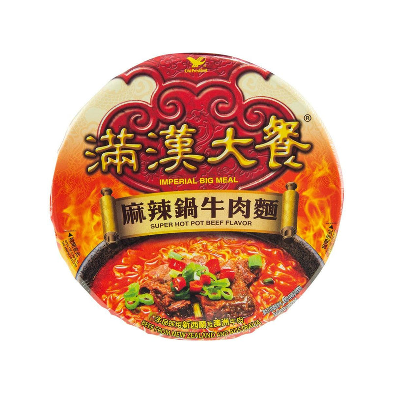 UNI PRESIDENT Imperial Big Meal Super Hot Pot Beef Flavor  (204g) - city&