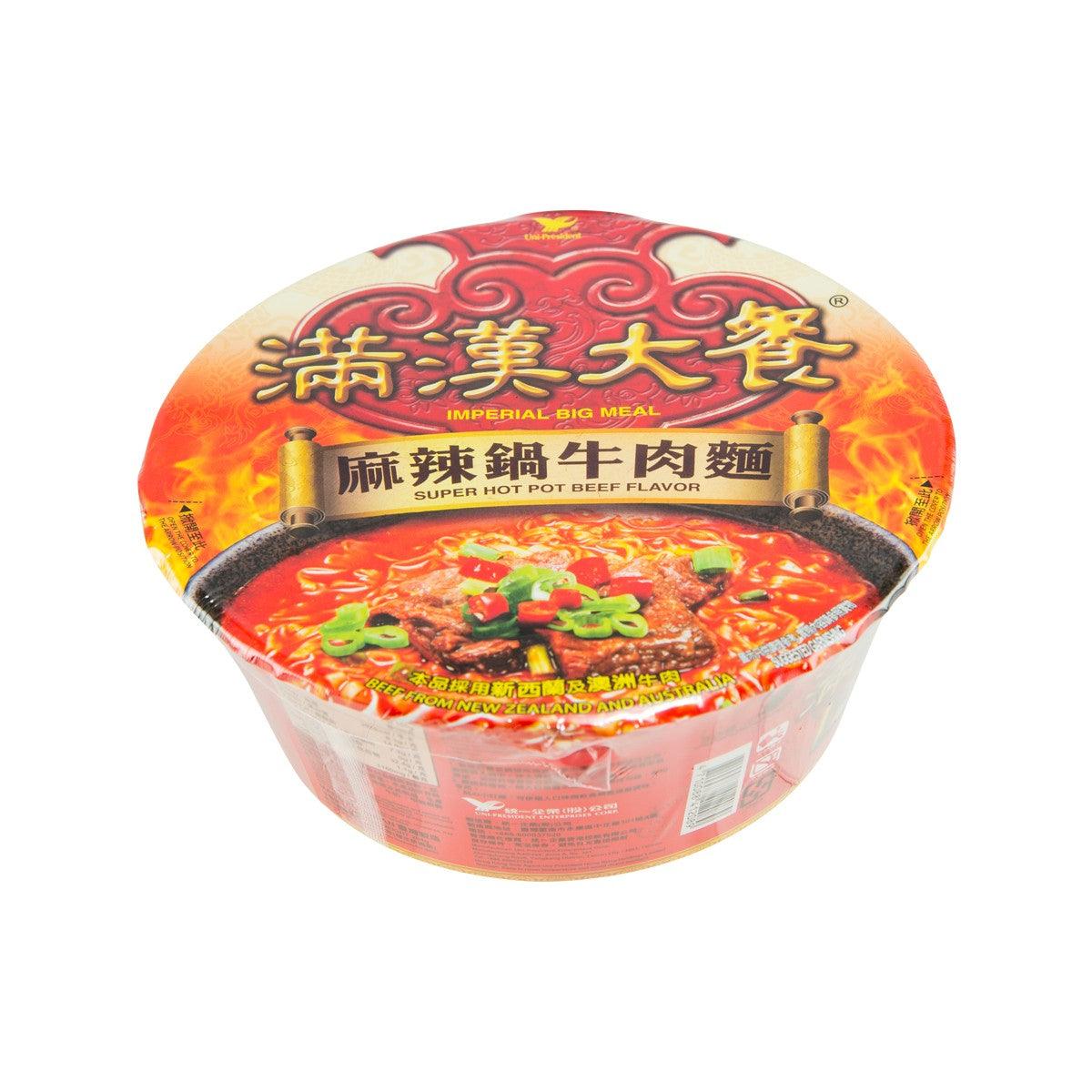 UNI PRESIDENT Imperial Big Meal Super Hot Pot Beef Flavor  (204g) - city'super E-Shop