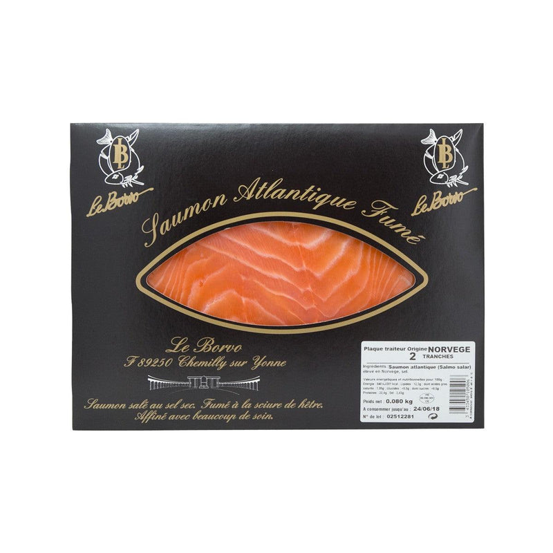 LE BORVO Sliced Smoked Norwegian Salmon  (80g)