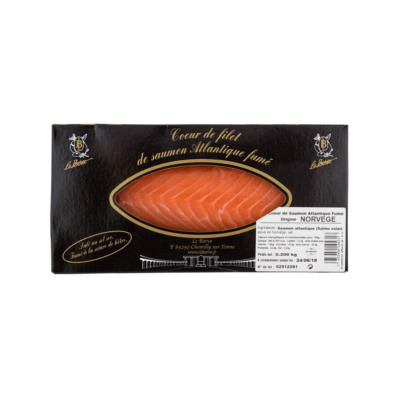 LE BORVO Smoked Norwegian Salmon Fillet  (200g)