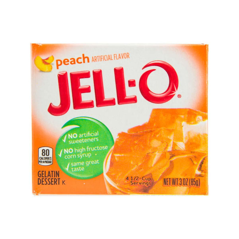 JELL-O Gelatin Dessert Mix - Peach Flavor  (85g)