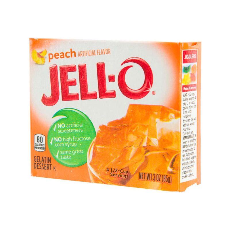 JELL-O Gelatin Dessert Mix - Peach Flavor  (85g)