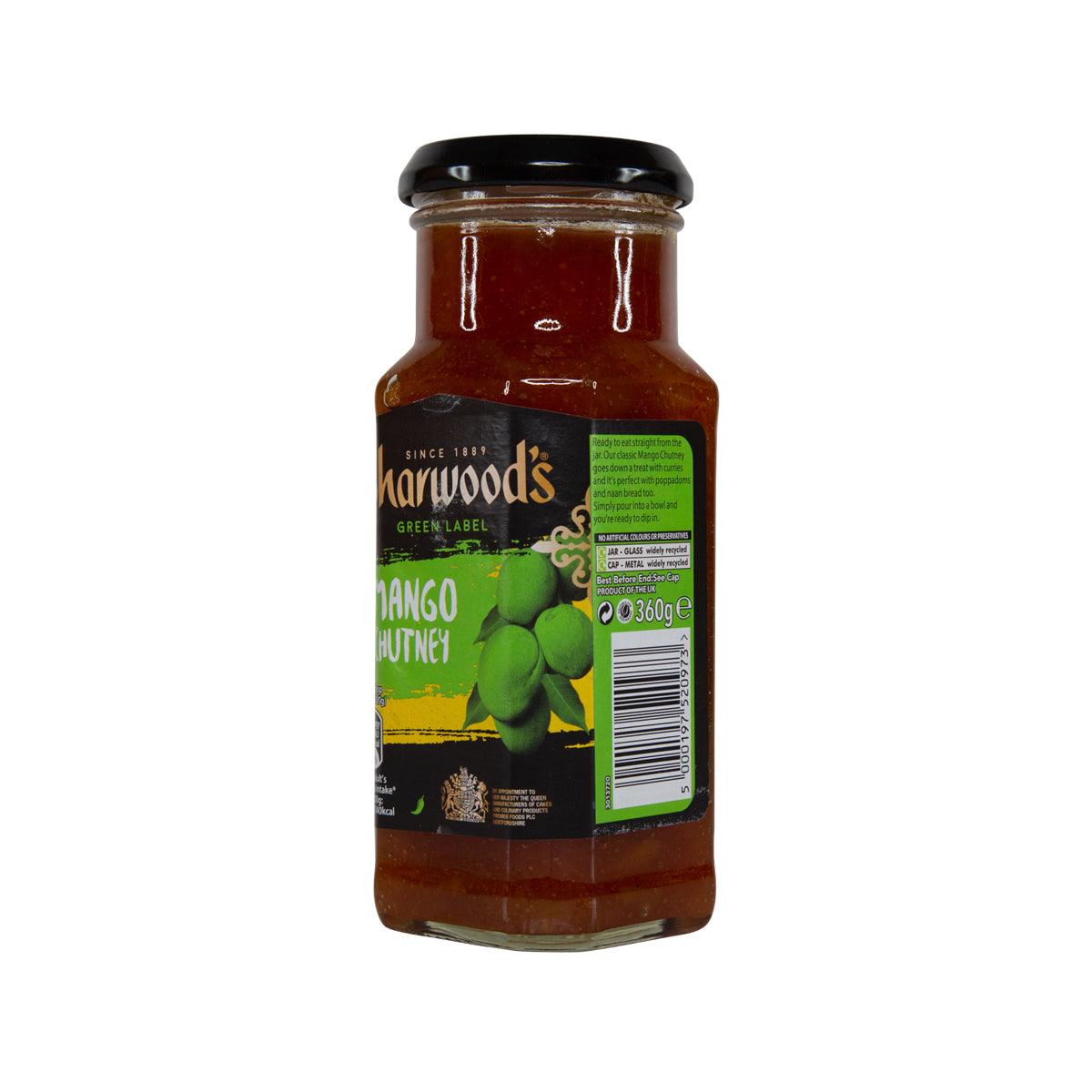 SHARWOODS Green Label Mango Chutney  (360g)