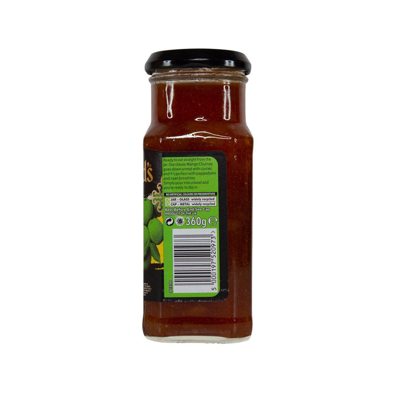 SHARWOODS Green Label Mango Chutney  (360g)