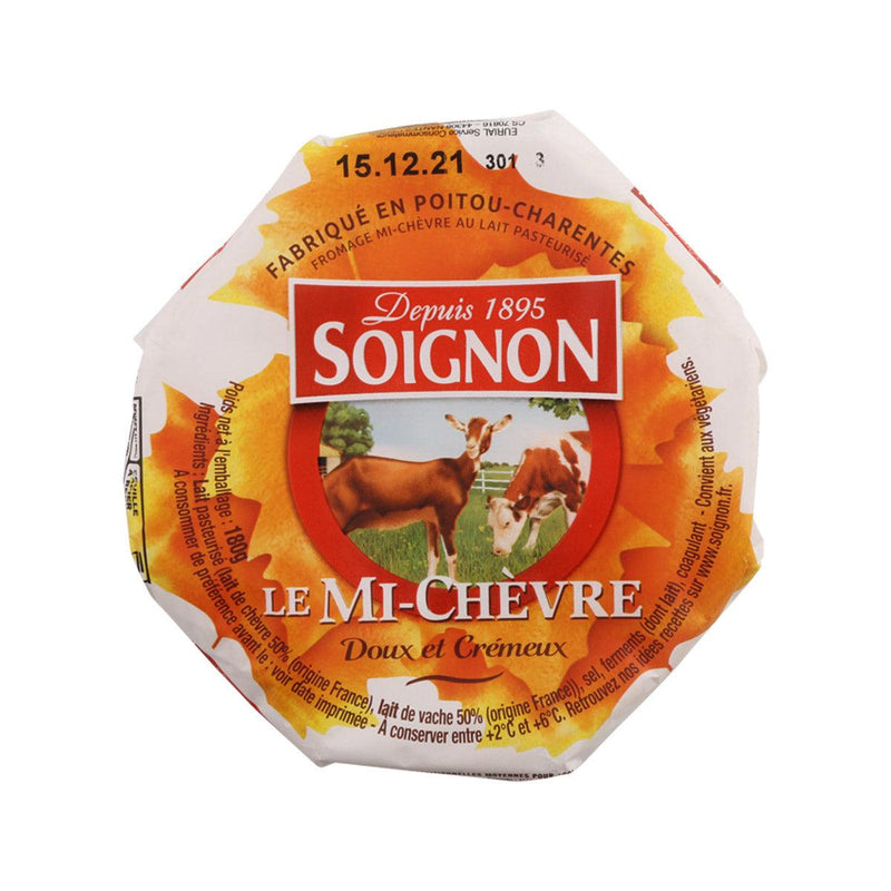 SOIGNON Soft Half Goat Cheese  (180g)