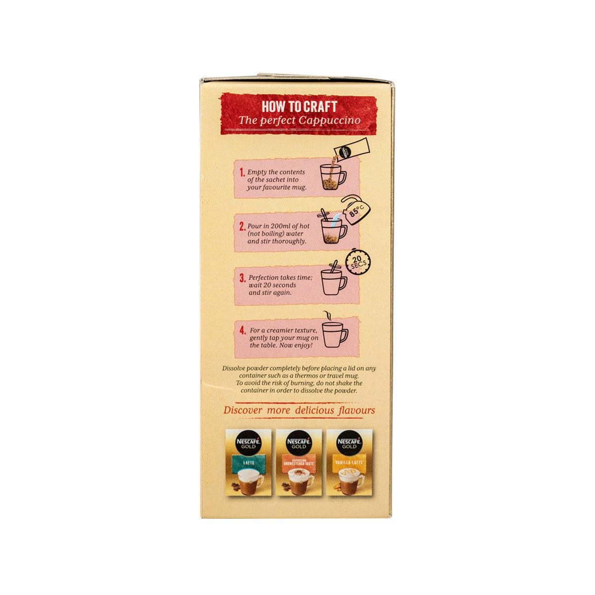 NESCAFE Instant Coffee - Cappuccino  (7 x 15.5g)