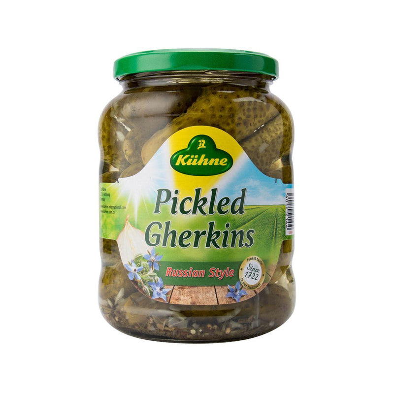 KUHNE Pickled Gherkins - Russian Style  (670g)