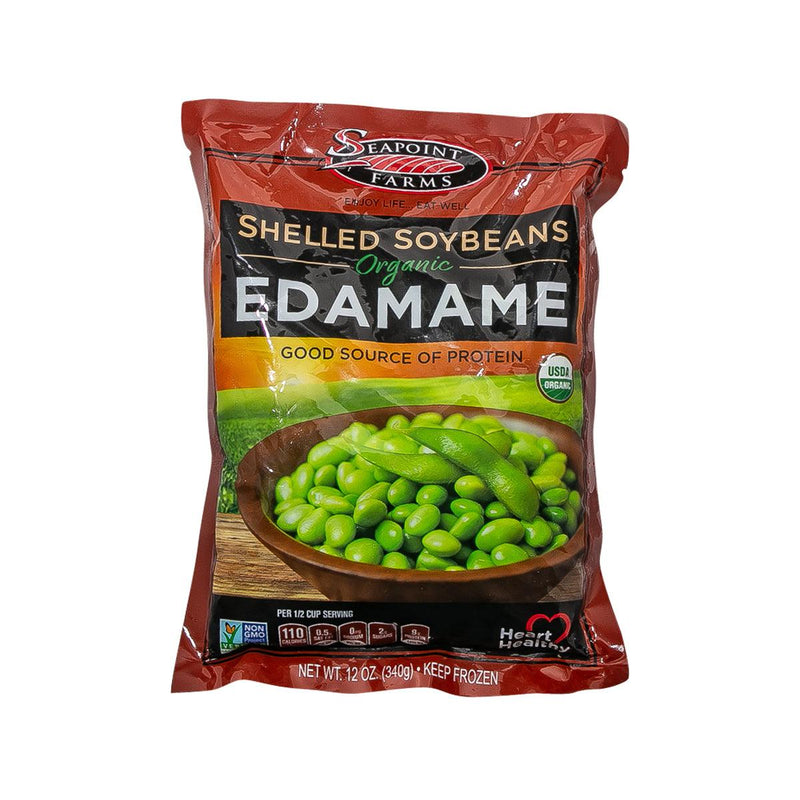 SEAPOINT FARMS Organic Shelled Edamame Soybeans  (340g)