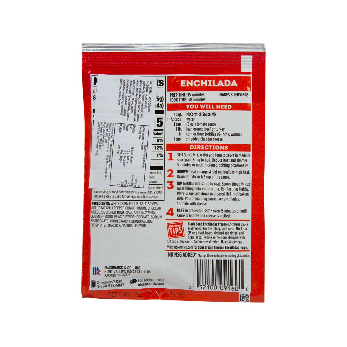 MCCORMICK Enchilada Sauce Mix  (42g)