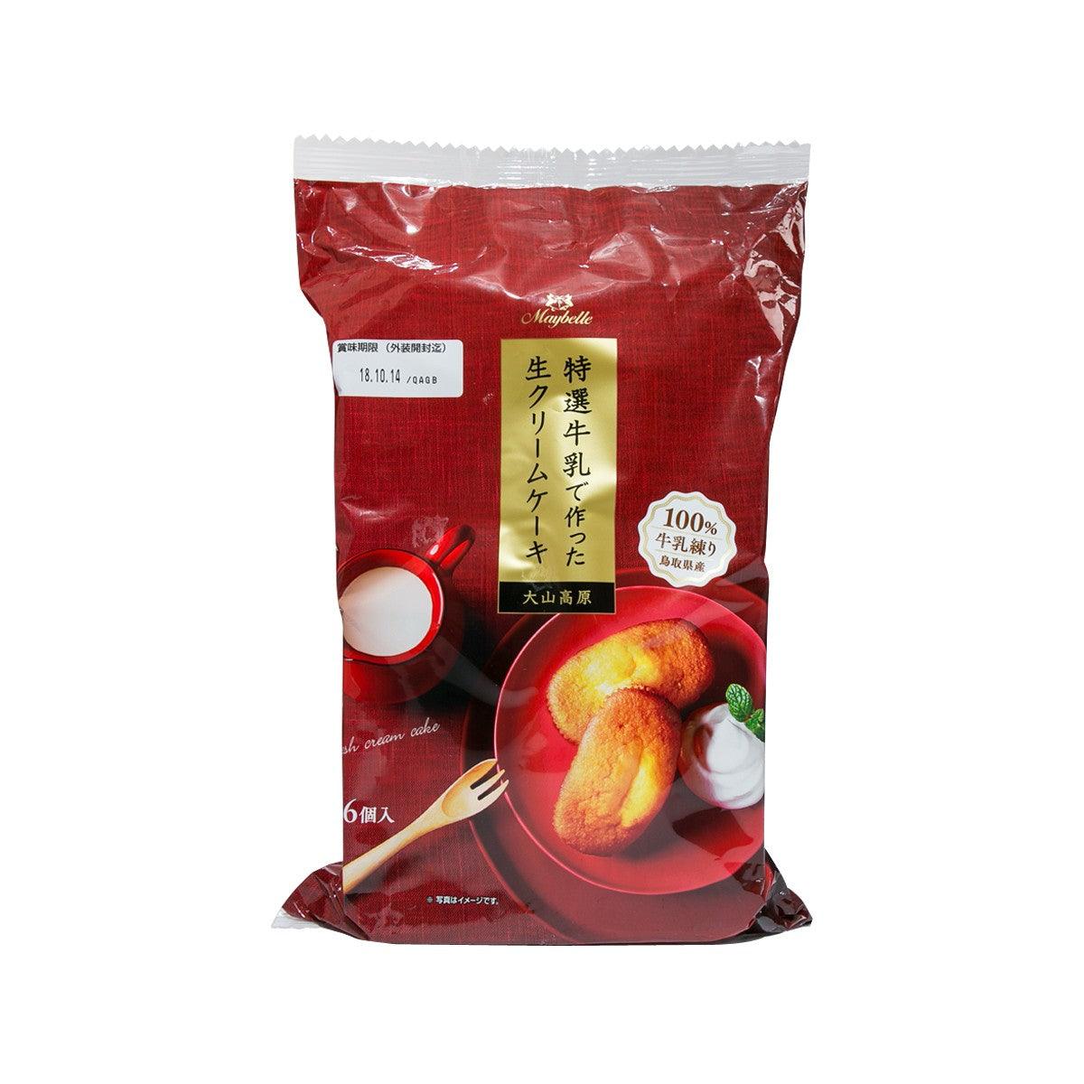 丸中製菓 Maybelle鮮忌廉蛋糕  (5pcs)