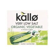 KALLO Organic Low Salt Veg Stock Cubes, 6pcs