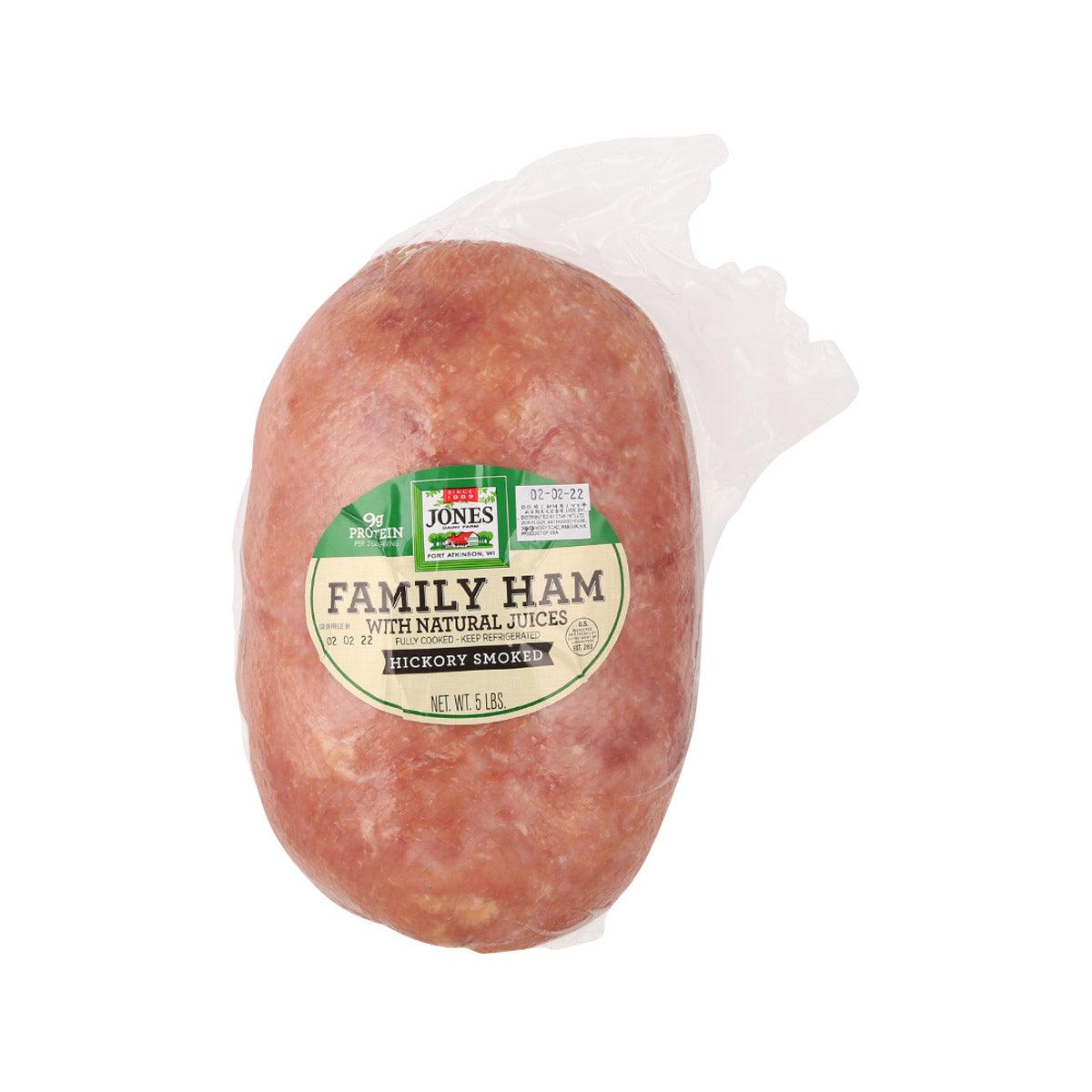 JONES Family Ham with Natural Juices - Hickory Smoked  (300g)