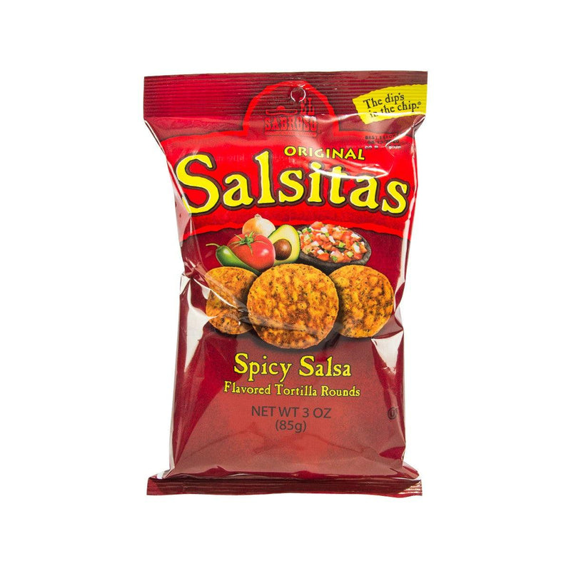EL SABROSO Original Salsitas - Spicy Salsa Flavoed Tortilla Rounds  (85g)