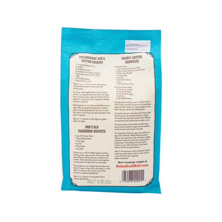 BOB'S RED MILL Unbleached White All-Purpose Organic Flour